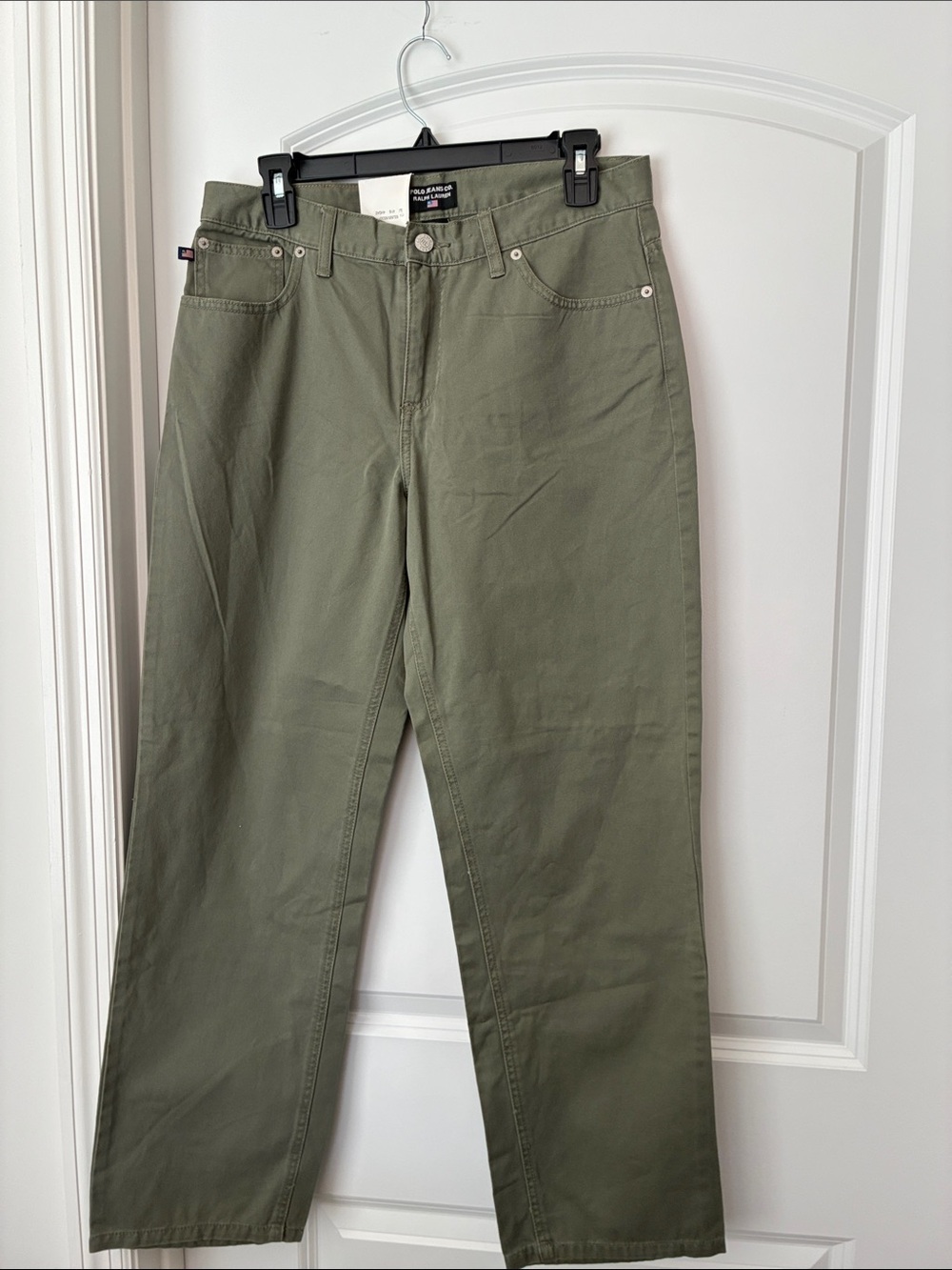 Polo by Ralph Lauren Olive Green Straight-Leg Chinos